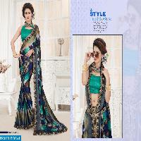 gurulaxmi chandani vol-2 Wholesale Rangoli Fabrics Saree